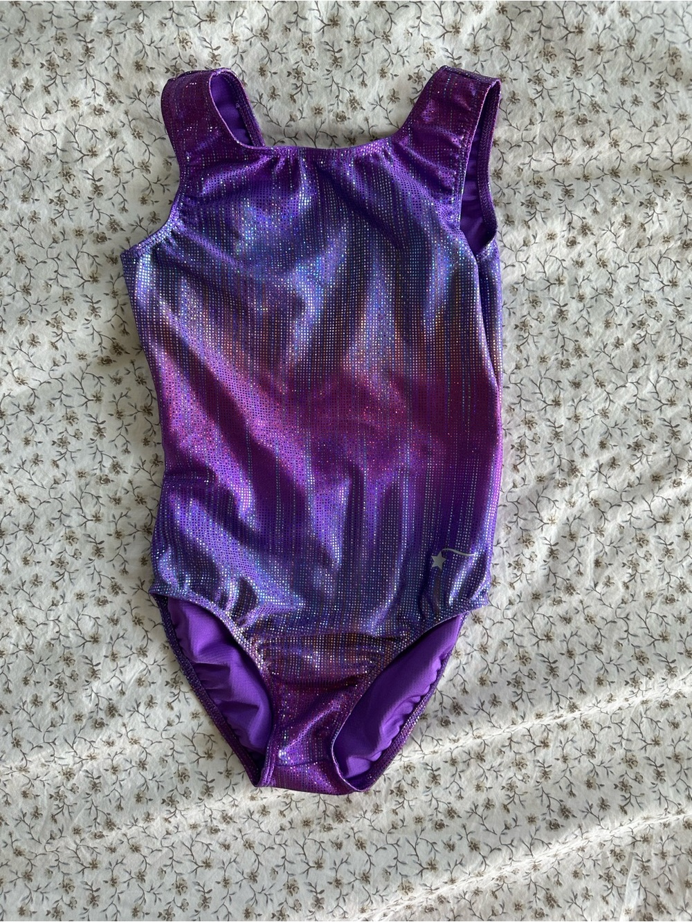 Rainbow Blaze Purple Girls Gymnastics Leotard CL